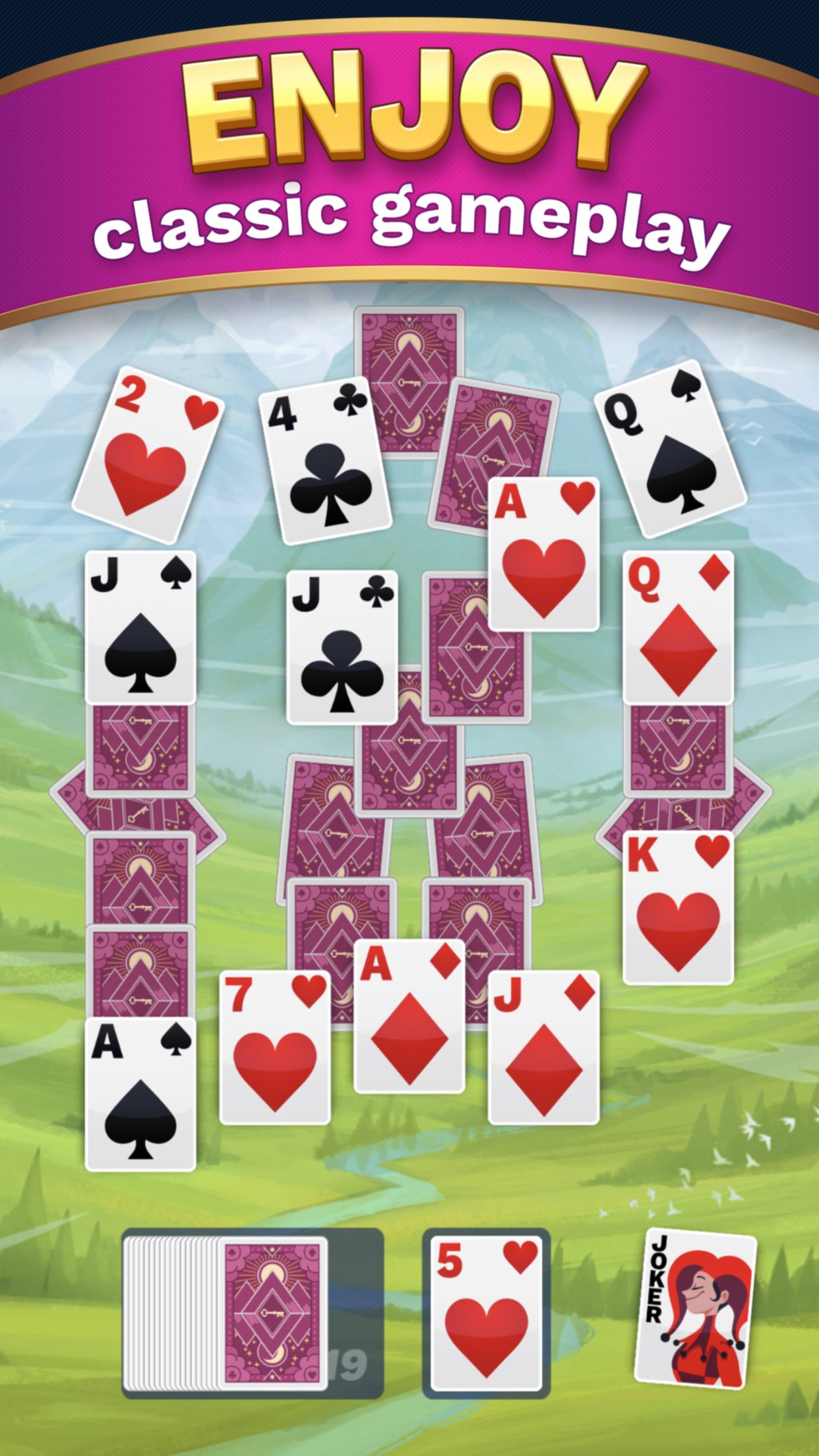 play tripeaks solitaire online free